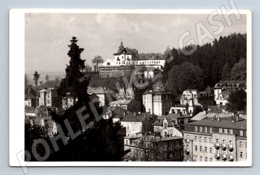 Pohlednice zámek nad městem ČB (P2719)