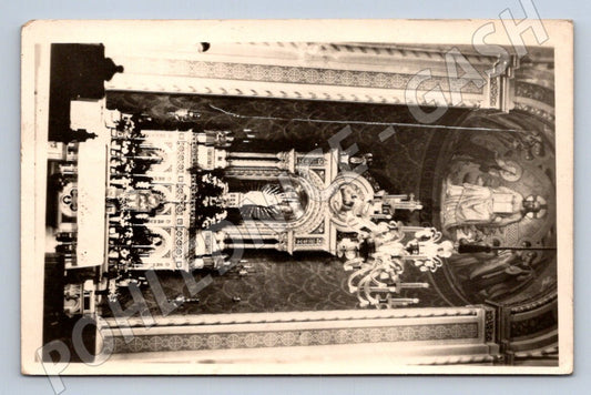 Pohlednice interiér kostelního oltáře (P2720)