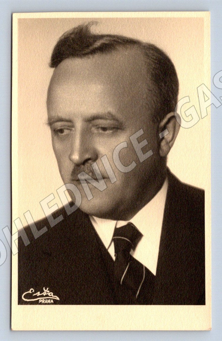 Pohlednice portrét muže Praha (P2792)