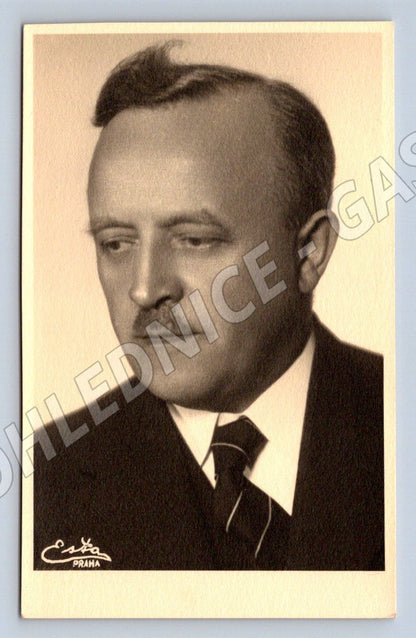 Pohlednice portrét muže Praha (P2792)