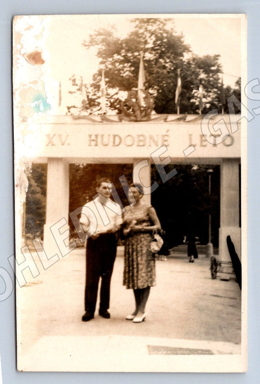 Stará fotografie Trnava pár před XV. Hudobné Leto (P2795)