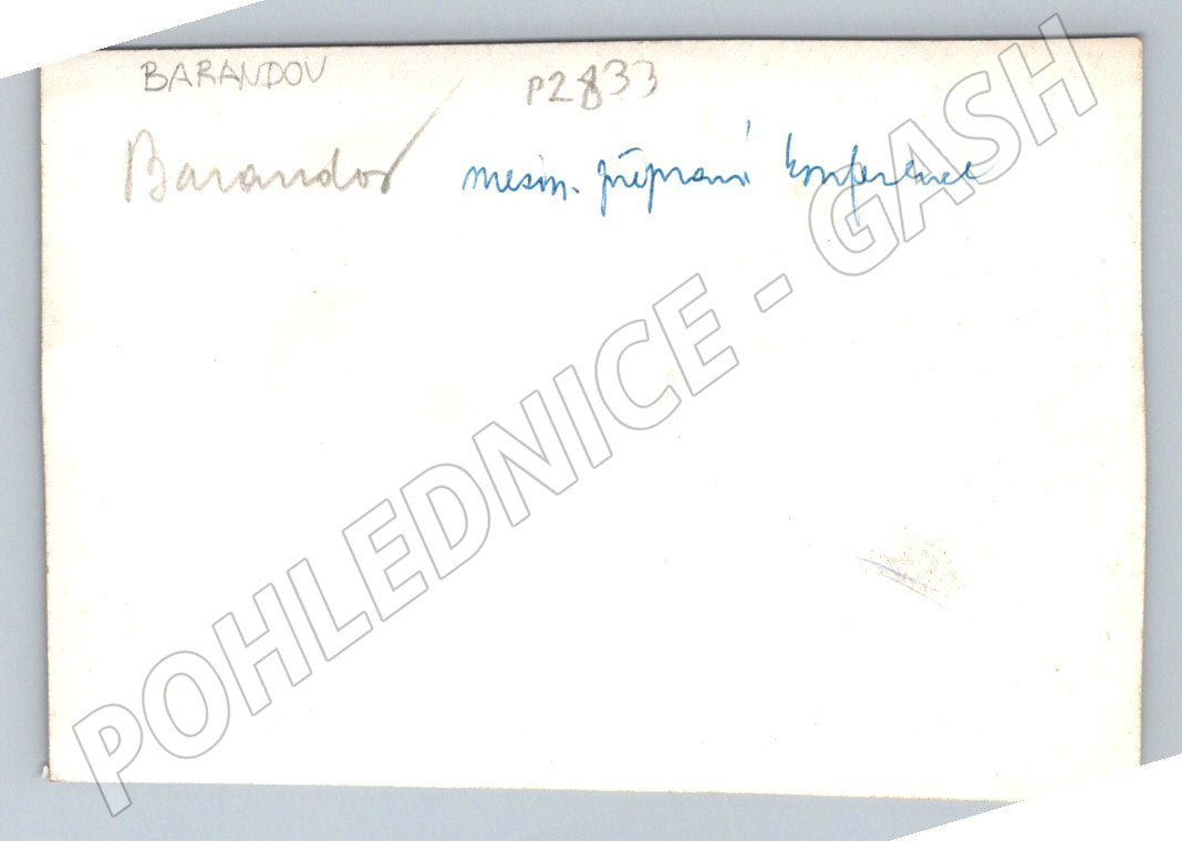 Stará fotografie skupina mužů konference Barrandov (P2833)