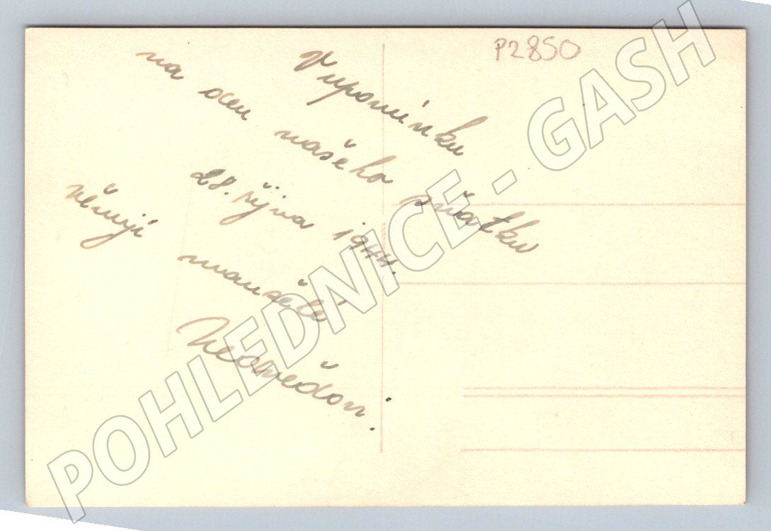 Stará fotografie svatební pár manželé Nešvedovi 1944 (P2850)
