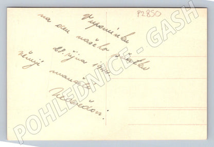 Stará fotografie svatební pár manželé Nešvedovi 1944 (P2850)