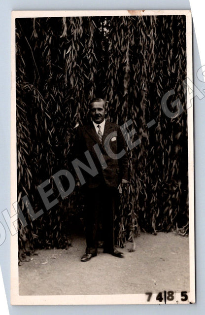 Pohlednice Poděbrady portrét muže (P2856)