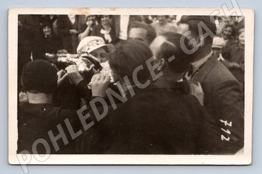 Stará fotografie skupina lidí 1933 (P2909)