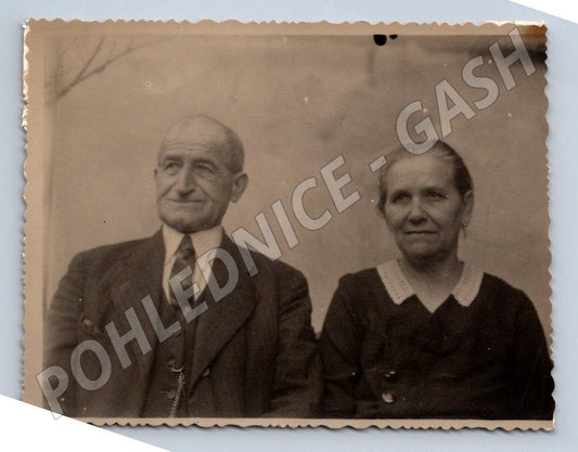 Pohlednice Portrét staršího páru (P2941)