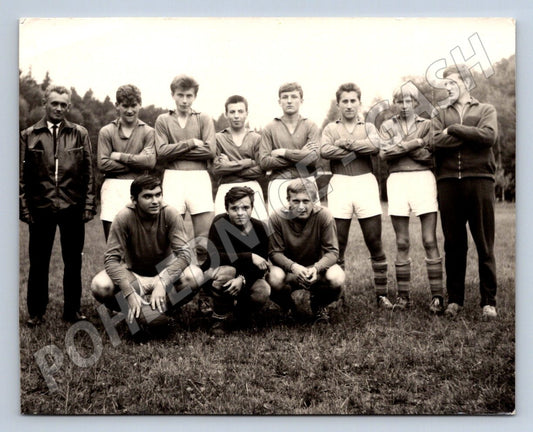 Stará fotografie skupina sportovců fotbalistů (P2962)