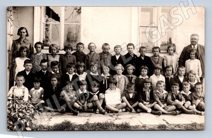 Pohlednice školní třídy 1930 (P2976)
