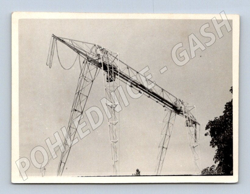 Stará fotografie průmyslový jeřáb (P3033)