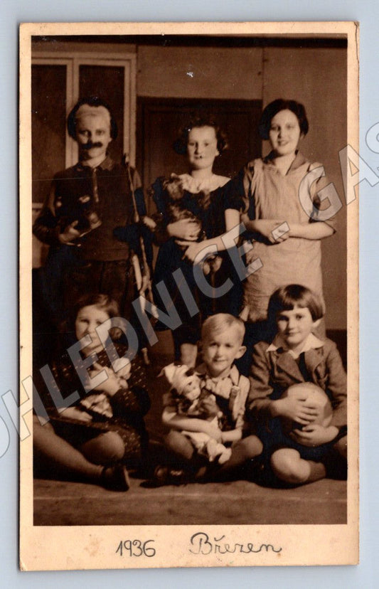 Pohlednice Německo Bremen skupina mladých lidí 1936 (P3073)