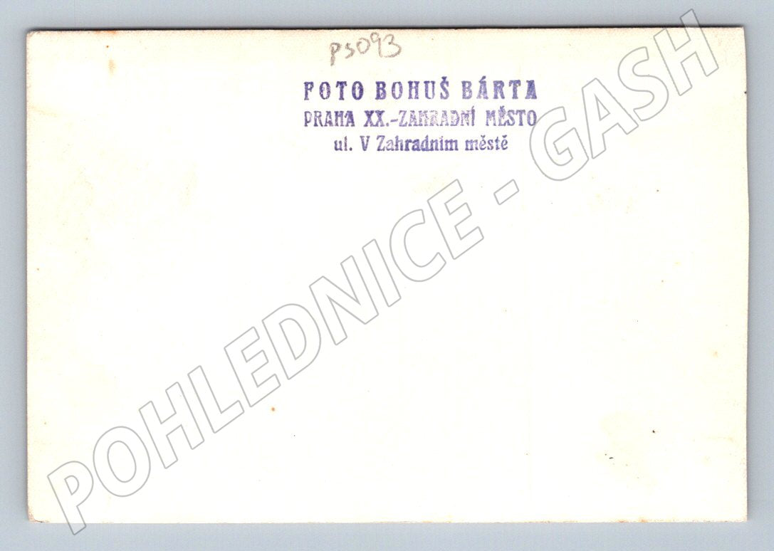 Stará fotografie Praha manželský pár ateliér Bohuš Bárta (P3093)