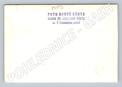 Stará fotografie Praha manželský pár ateliér Bohuš Bárta (P3093)