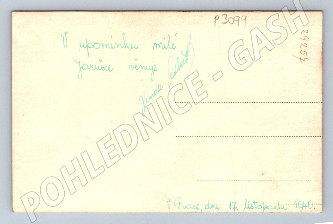 Pohlednice Portrét mladého muže 1940 (P3099)