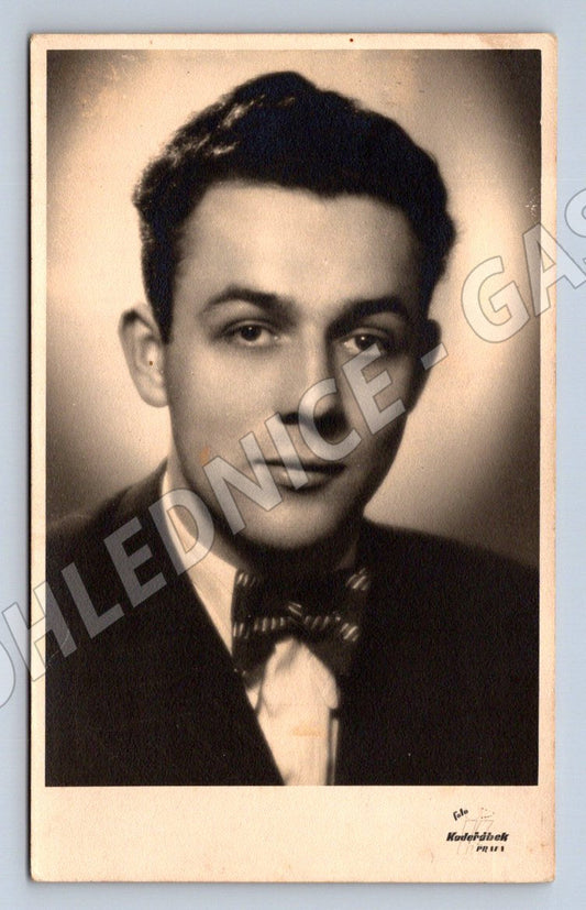 Pohlednice portrét mladého muže 1942 (P3105)
