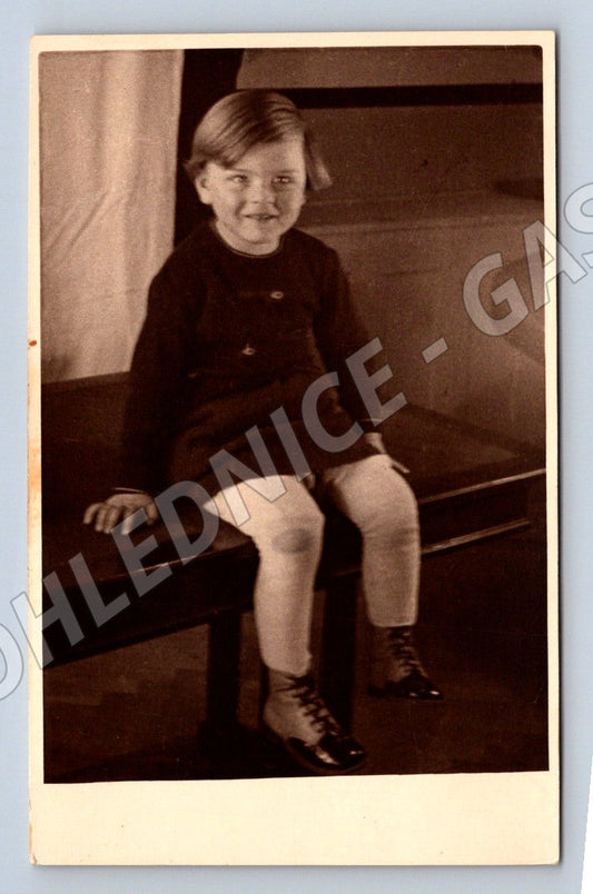 Pohlednice dítě chlapec portrét (P3258)