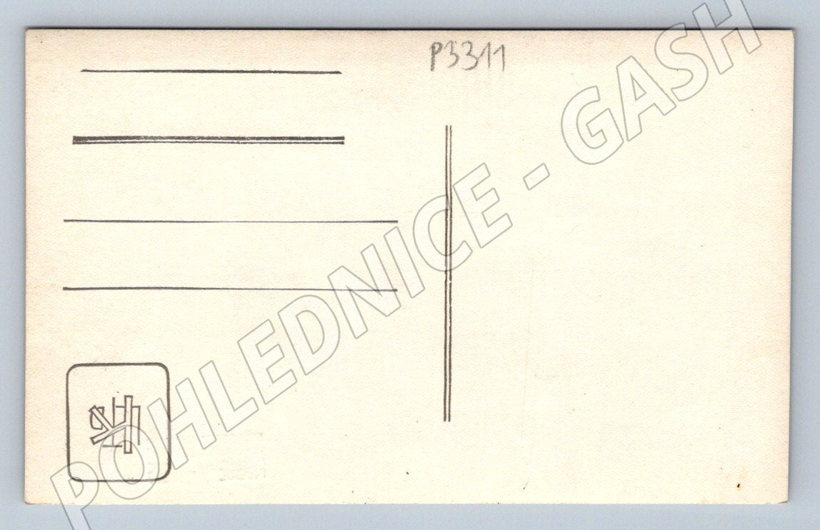 Pohlednice skupinová fotografie kostýmy (P3311)