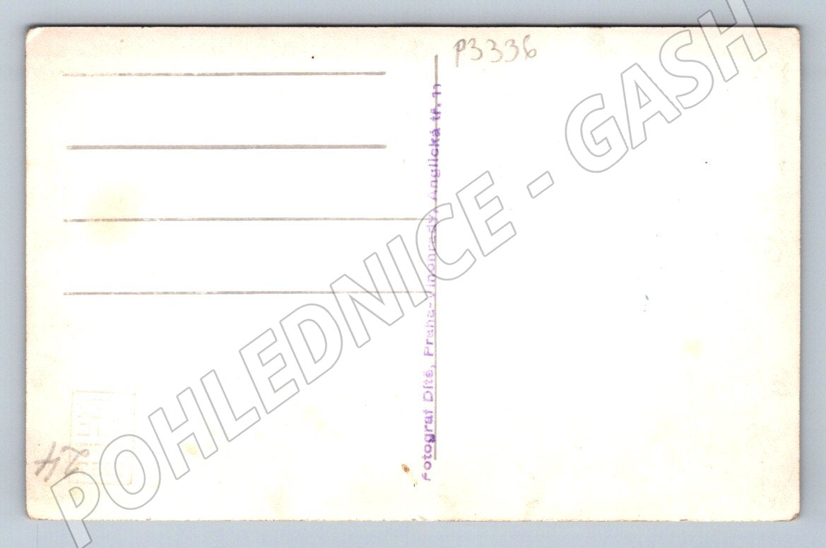 Pohlednice Praha-Vinohrady skupina dívek s košíčky (P3336)