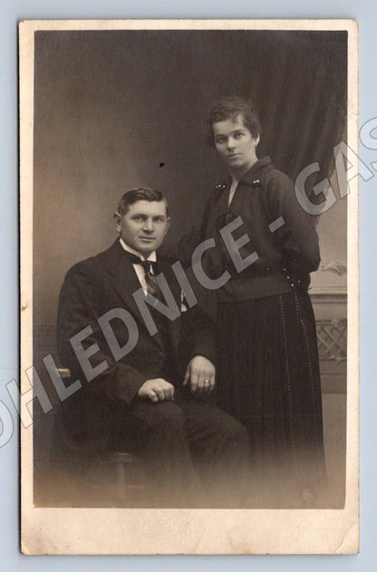 Pohlednice Portrét dvojice Hronov Praha (P3345)
