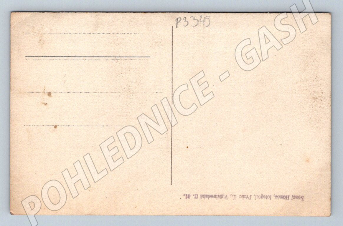 Pohlednice Portrét dvojice Hronov Praha (P3345)