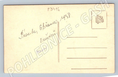 Pohlednice Písek dětský portrét 1938 (P3416)
