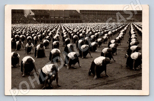 Pohlednice Praha X. všesokolský slet 1938 (P3425)