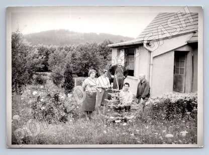 Stará fotografie Ujezd u plónice rodinná skupina (P3430)