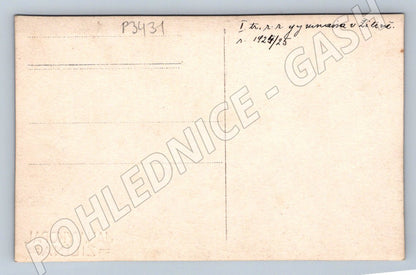 Pohlednice Slovensko Žilina gymnázium třída 1924/25 (P3431)