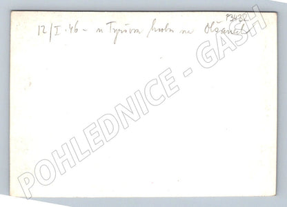 Stará fotografie Olšany Tyršův hrob 1946 (P3432)