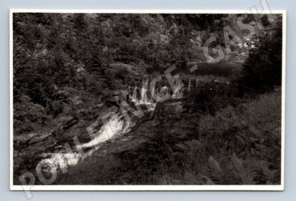 Stará fotografie Bílé Labe vodopád/ jez 1955 (P3435)