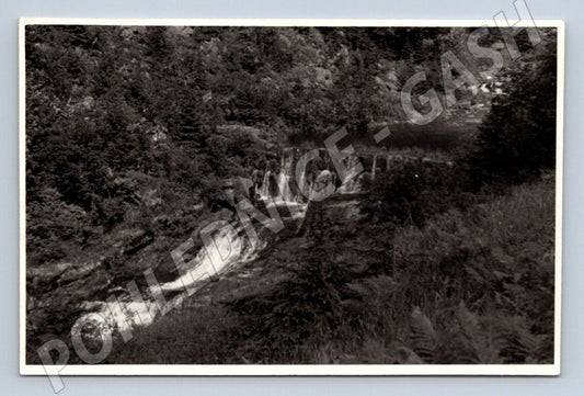 Stará fotografie Bílé Labe vodopád/ jez 1955 (P3435)
