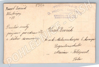 Pohlednice Smíchov chlapec v námořnickém obleku (P3457)