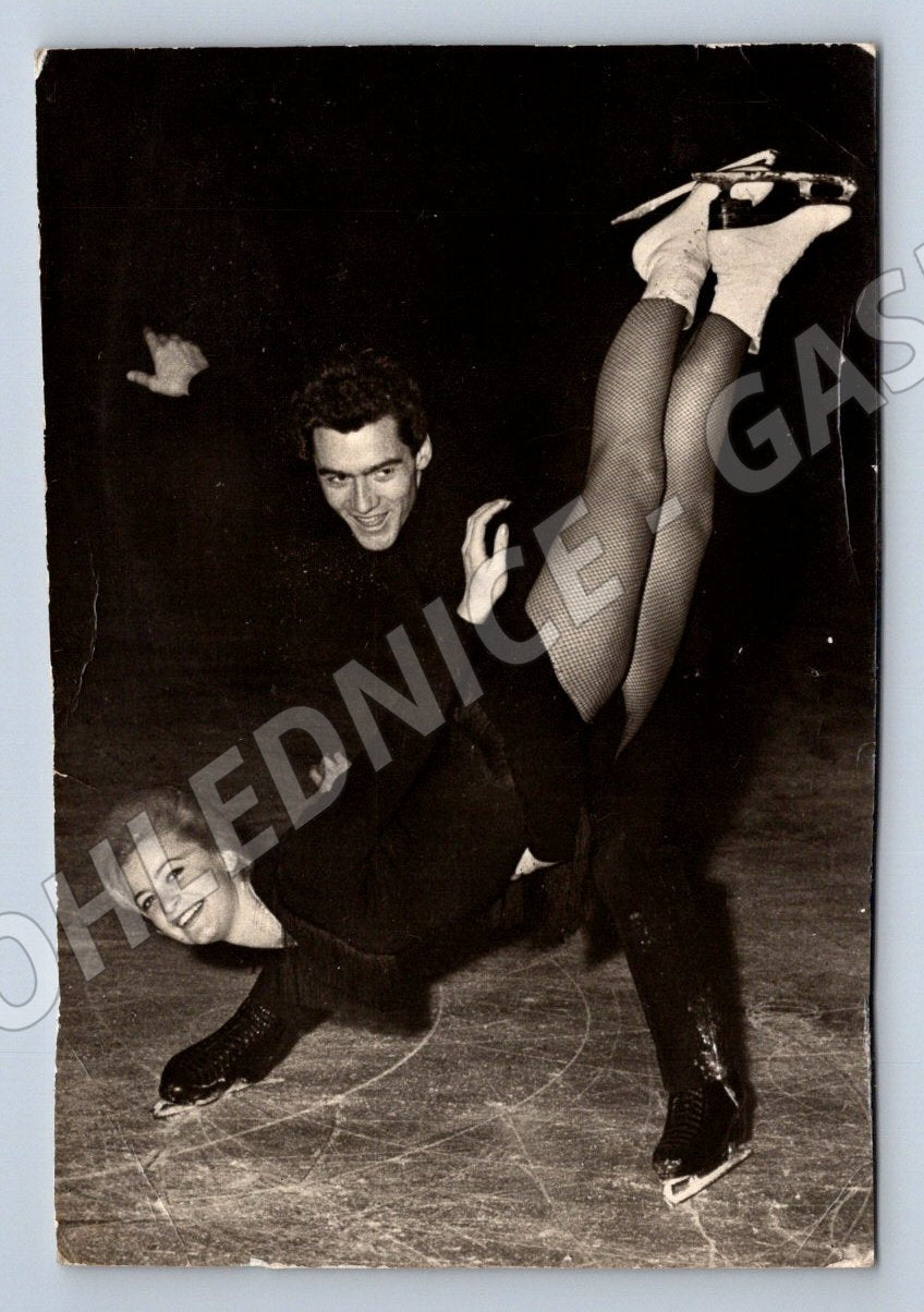 krasobruslaři Marika Kiliusová Hans-Jürgen Bäumler 1963 (P3470)