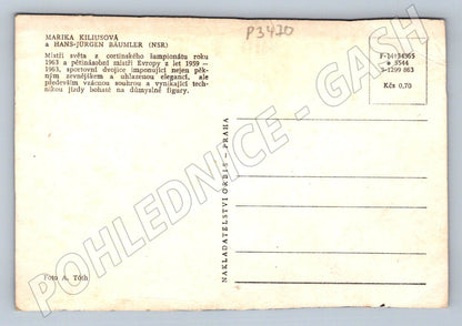 krasobruslaři Marika Kiliusová Hans-Jürgen Bäumler 1963 (P3470)