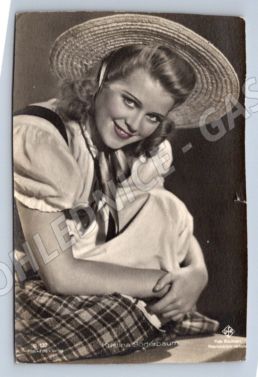 Pohlednice Německo Kristina Söderbaum herečka (P3471)