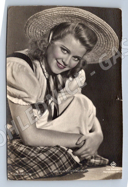 Pohlednice Německo Kristina Söderbaum herečka (P3471)