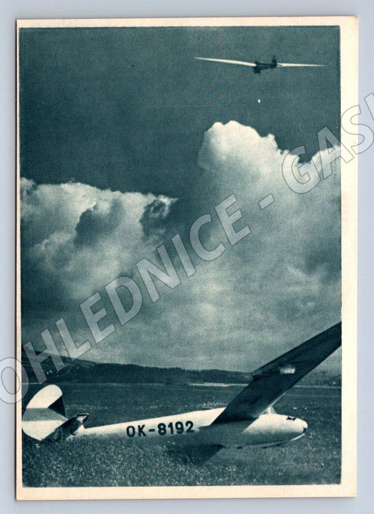 Pohlednice Československo Plachtění větroně OK-8192 (P3478)