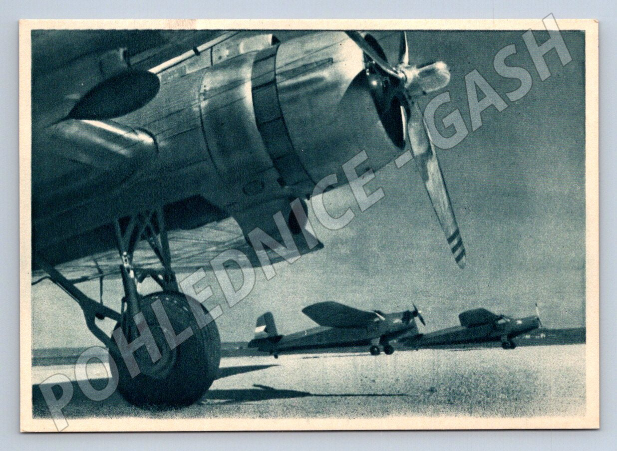 Pohlednice Letadla Praga E 114 Aeroklub (P3480)