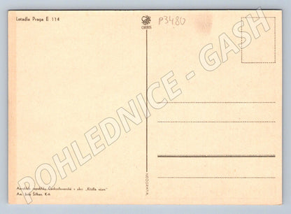 Pohlednice Letadla Praga E 114 Aeroklub (P3480)