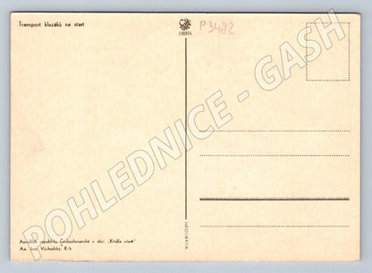 Pohlednice transport kluzáků Aeroklub Československé (P3482)