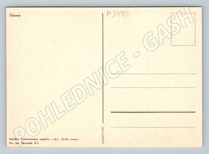 Pohlednice pes v letadle Talisman (P3490)
