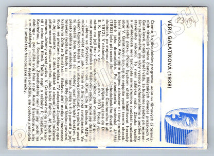Pohlednice Věra Galatíková herečka (P3494)