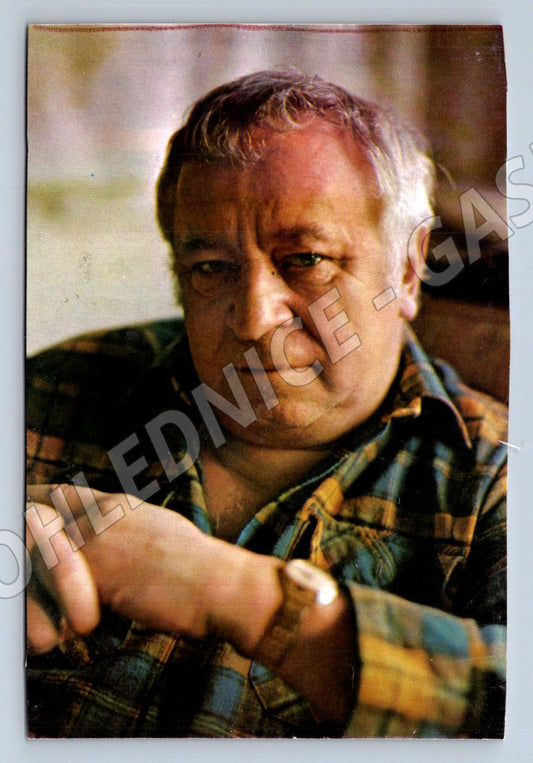 Pohlednice Miroslav Horníček portrét (P3500)