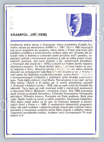 Pohlednice Jiří Krampol herec (P3507)