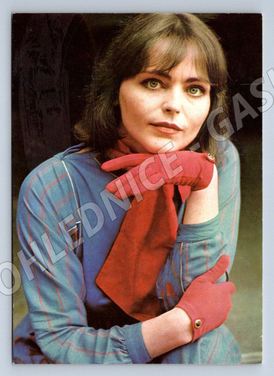 Stará fotografie herečka Eva Jakoubková (P3522)