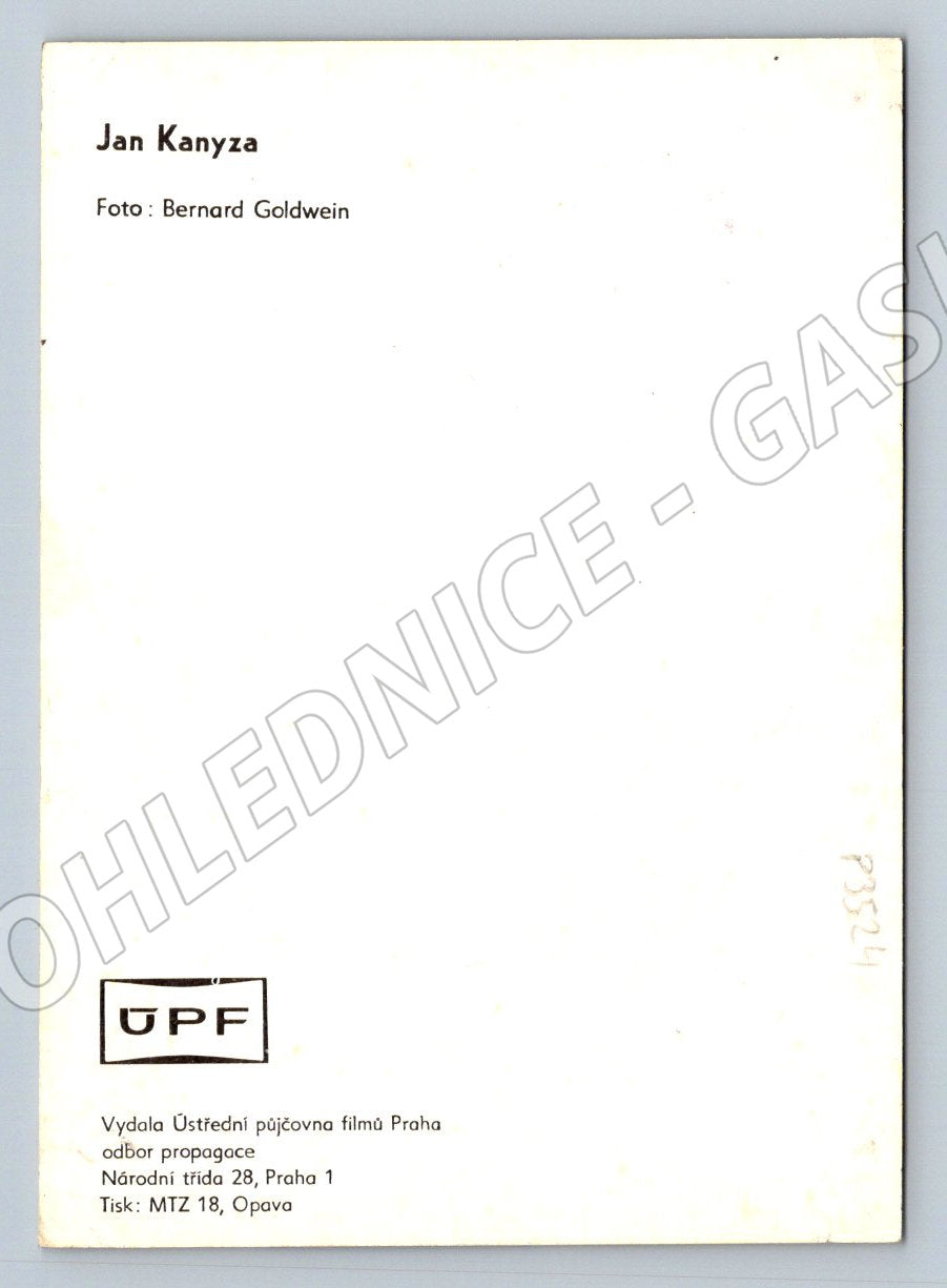 Pohlednice Jan Kanyza portrét (P3524)