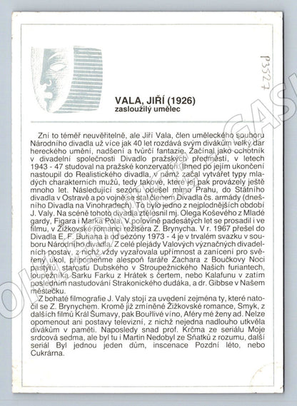 Pohlednice Jiří Vala herec (P3527)