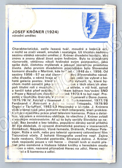 Pohlednice Josef Króner herec (P3552)