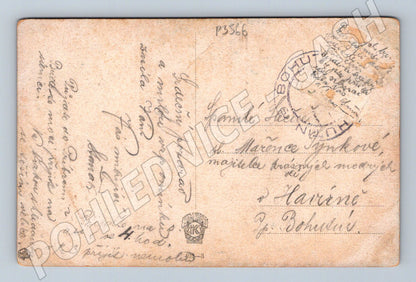 Pohlednice Alpy horská vesnice cca 1930 (P3566)