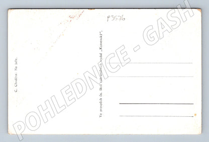 Pohlednice C. Choděra Na jaře, venkovská krajina (P3576)